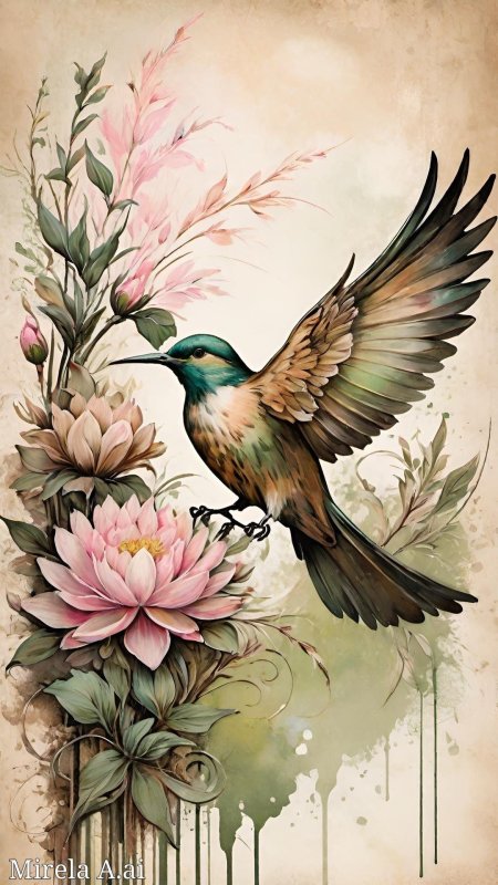 Колибри рисунки