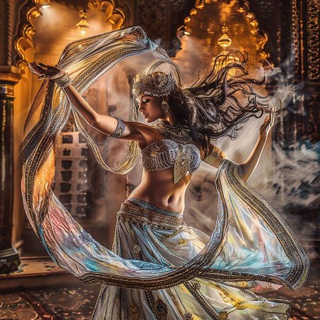 Танцовщица восточных танцев