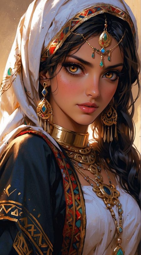 Девушка восточная