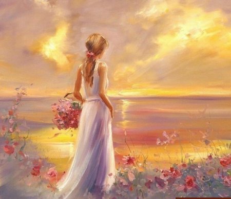 Картины красивых женщин