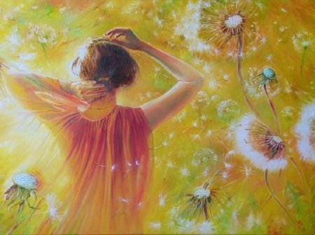 Художник аннет логинова одуванчики