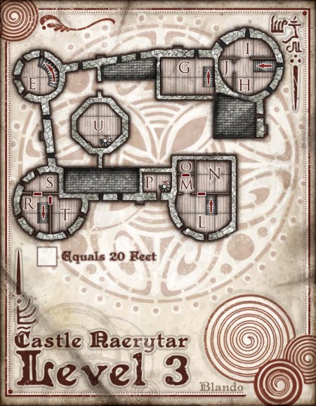 Замок днд карта