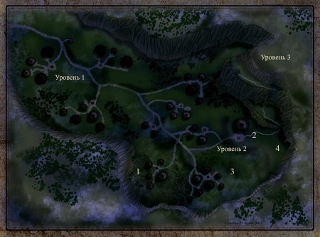 Карта фэнтези