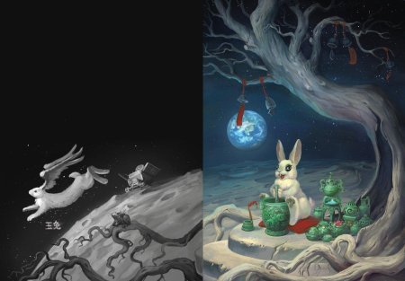 Заяц нефритовый лунный