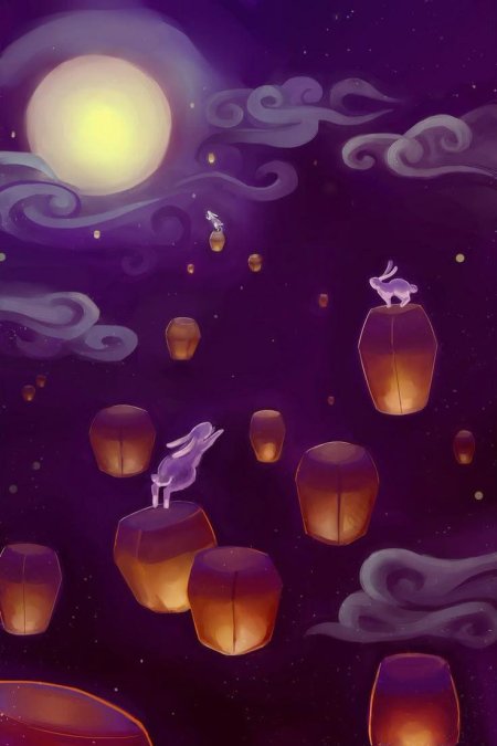 Луна иллюстрация