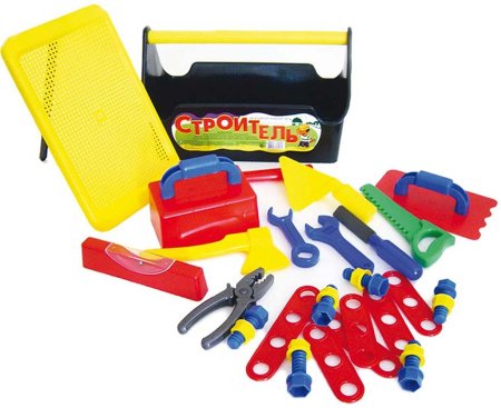 Набор инструментов строитель № в ящике у