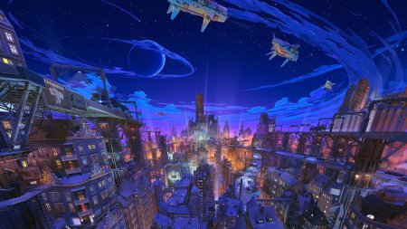 Ночной город аниме