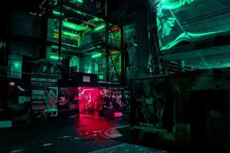 Неоновый киберпанк