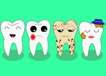 Здоровые и нездоровые зубы