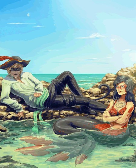 Капитан джек воробей и русалка