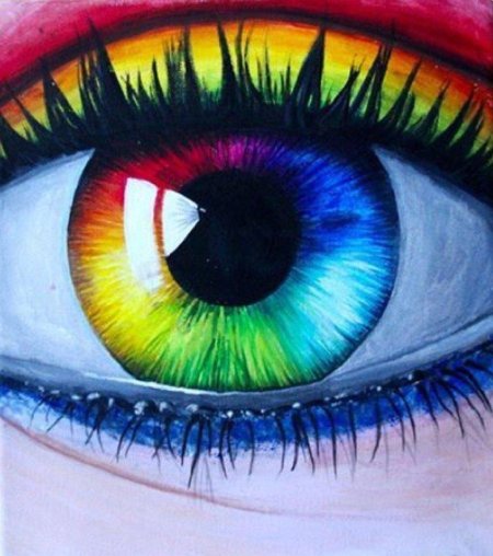 Радужные глаза