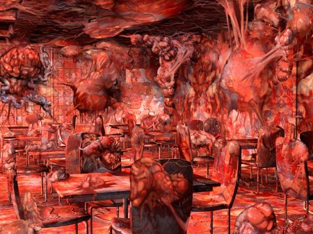 Кровь кишки мясо