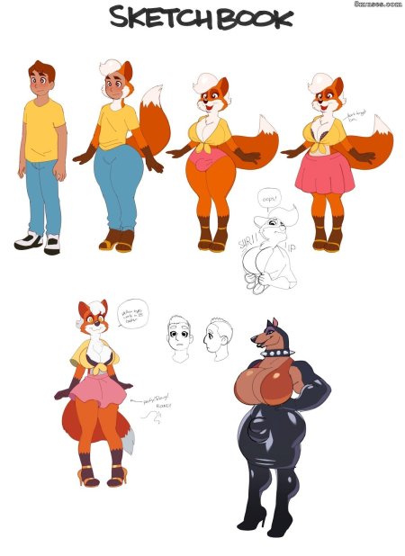 Лиса belly inflation