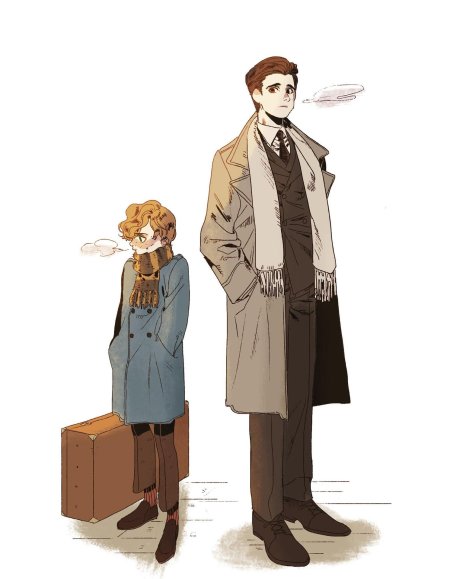 Ньют саламандер и персиваль