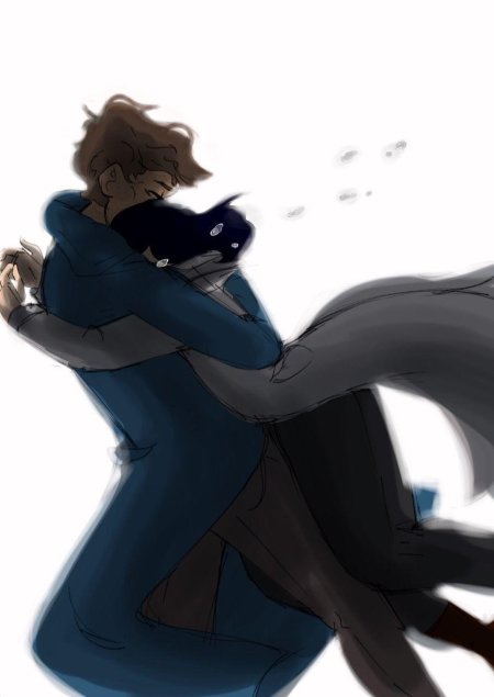 Ньют саламандер и тина арт