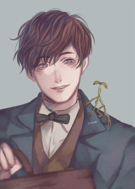 Ньют саламандер аниме