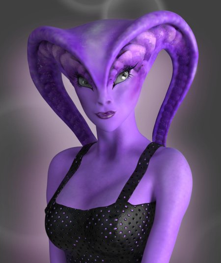 Пришелец девушка