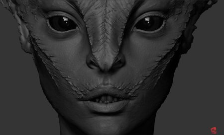 Zbrush инопланетянин