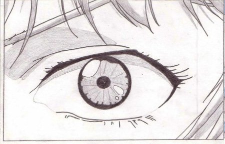 Аниме глаза для срисовки карандашом
