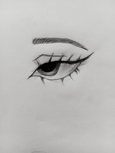 Рисунки для срисовки глаз