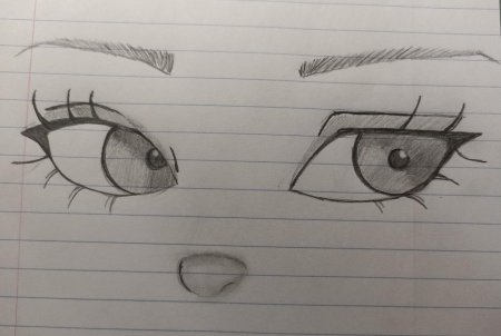 Рисунки для срисовки глаз