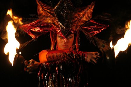 Фаер шоу саламандра