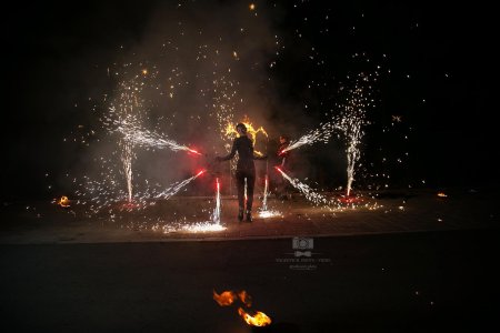 Фаер шоу на свадьбу