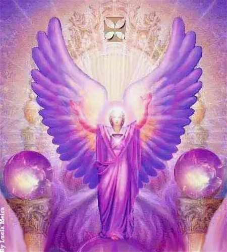 Архангел задкиил фиолетовое пламя