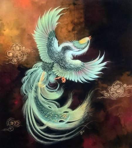 Симург птица феникс