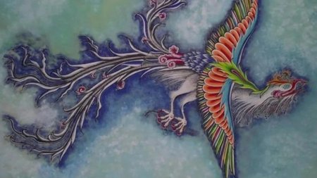 Симург птица феникс