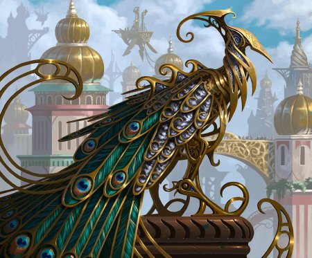 Дракон павлин арт