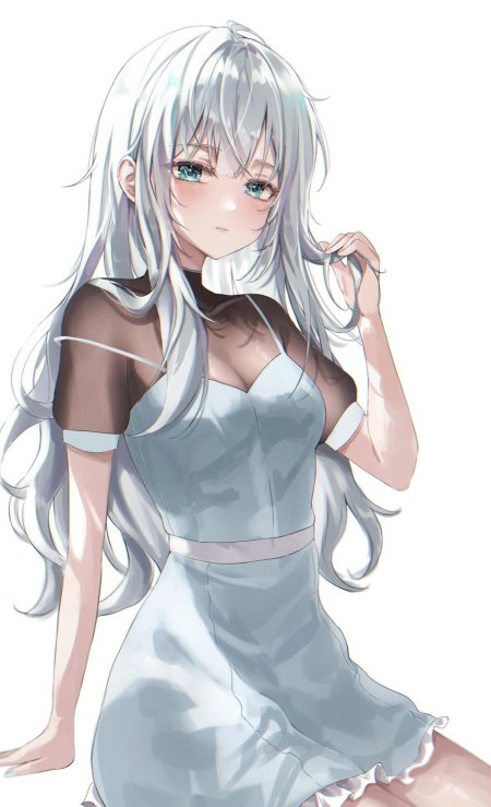 Красивая аниме девушка