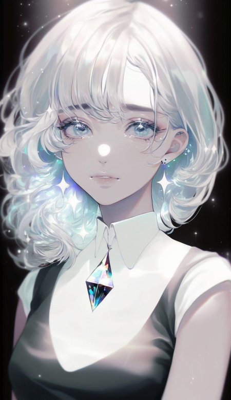 Аниме страна самоцветов алмаз