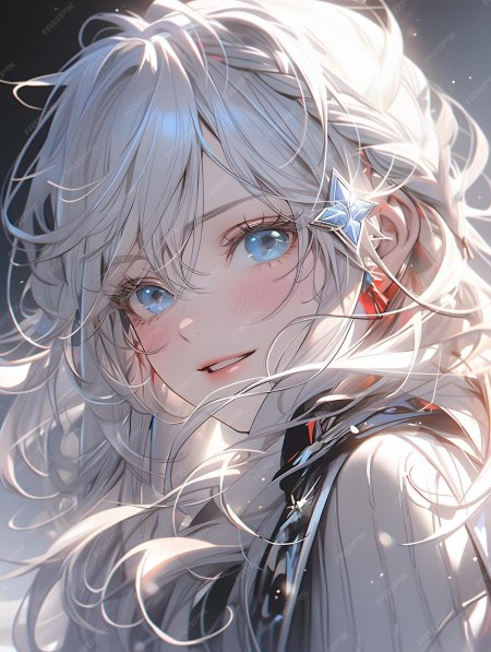 Красивая аниме девушка