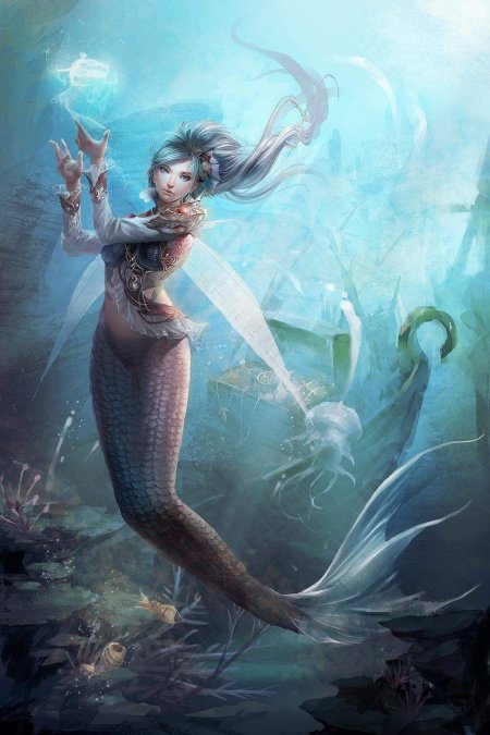 Наяда русалка