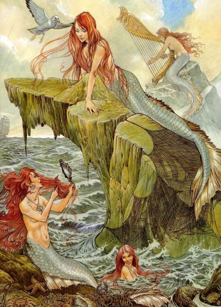Сирена-русалка славянская мифология