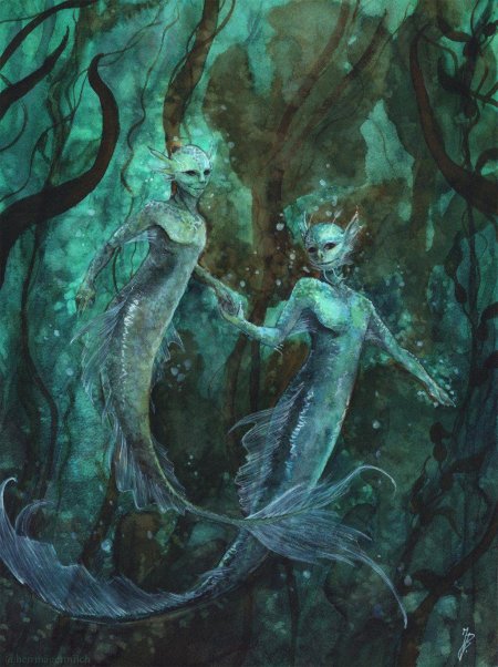 Русалка картина