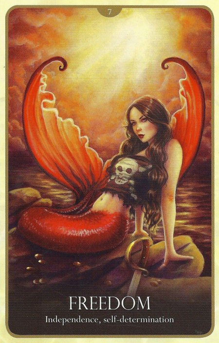 Карты таро оракул русалок oracle of the mermaids blue angel