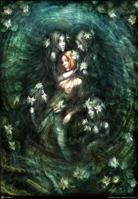 Русалка утопленница в славянской мифологии