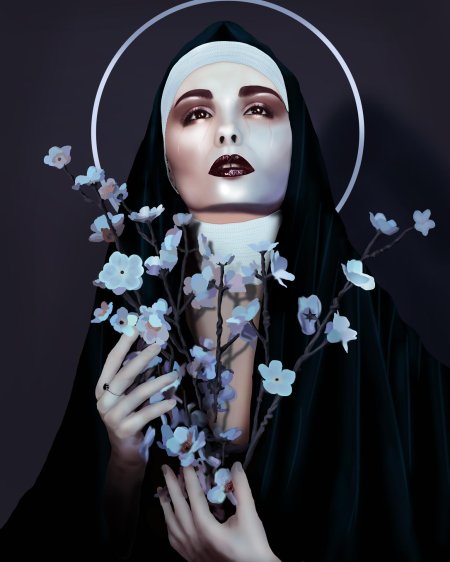 Монашка арт