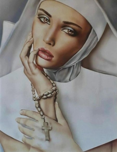 Монахиня картина