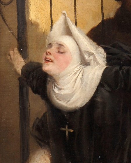 Картина грех с монашкой