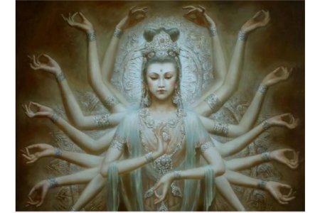 Многорукий бог шива