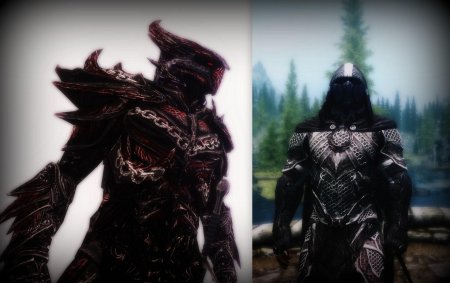 Эбонитовая даэдрическая броня скайрим