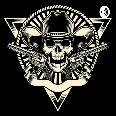 Череп в ковбойской шляпе