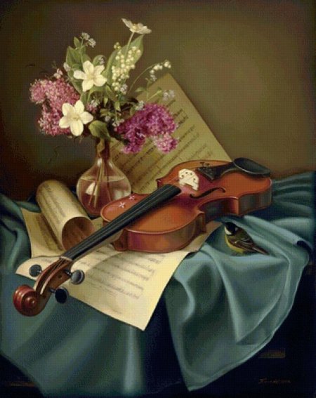 Натюрморт со скрипкой