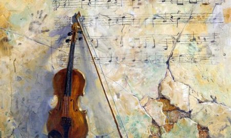 Скрипка картины художников