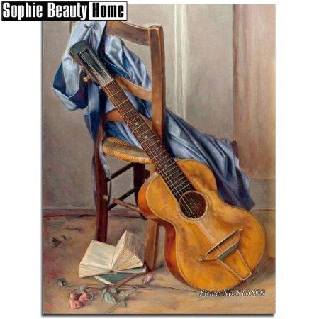 Картина с гитарой