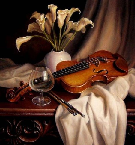 Скрипка картина