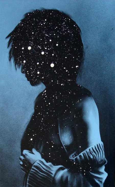 Космос девушка